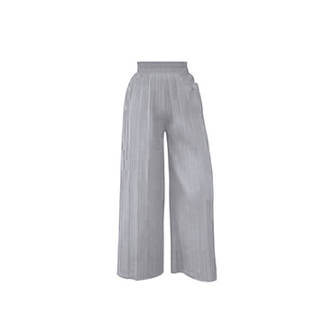 New Summer Spring New Fashion Tide Black Casual Loose Elastic Waist High