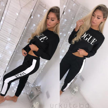 New Womens Hoodies  Print Hoody Solid O-Neck Sweatshirt
