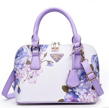 Printed Luxury leather  shell package new women handbag