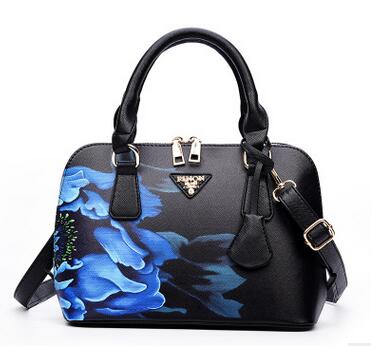 Printed Luxury leather  shell package new women handbag