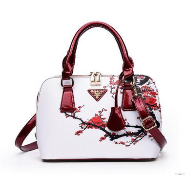 Printed Luxury leather  shell package new women handbag