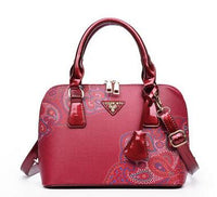 Printed Luxury leather  shell package new women handbag