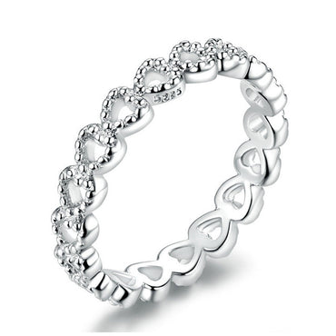 My Princess Queen Crown SILVER RING Twist Of Fate Stackable Ring