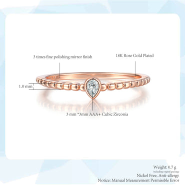 Simple 1mm Wide Finger Rings For Women