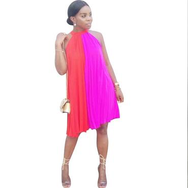 Best selling new women's color matching chiffon