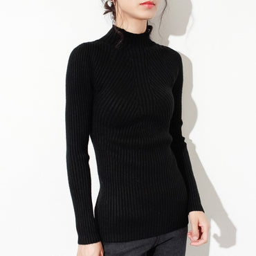 2020 Autumn New fashion Women ladies Turtleneck soft thin sweater