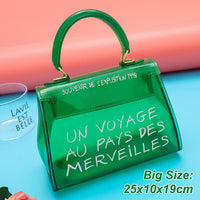 New Fashion Transparent Jelly Handbag