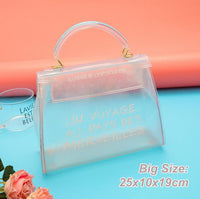 New Fashion Transparent Jelly Handbag