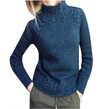 2020 NEW Women Sweater Solid Color Linen
