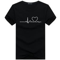 Hip Hop 2019 New men T-shirts Casual Harajuku Love Printed Tops Tee