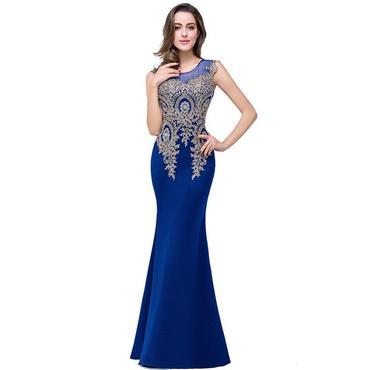2020 Best-selling New Women Fashion Dress Gauze Hollow Gold Thread