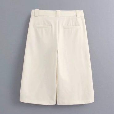 New 2020 women solid color kneeth length pants