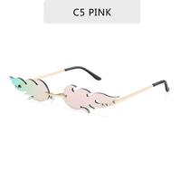 New 2019 Fashion Fire Flame Sunglasses Women