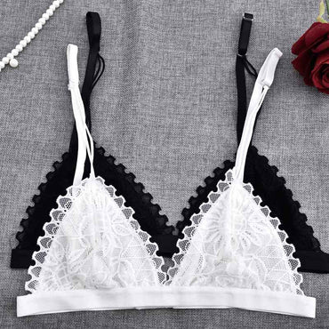 Sexy Bra Floral Lace Wire