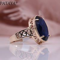 New Oval Tourmaline 13 Colors Luxury Rings Women