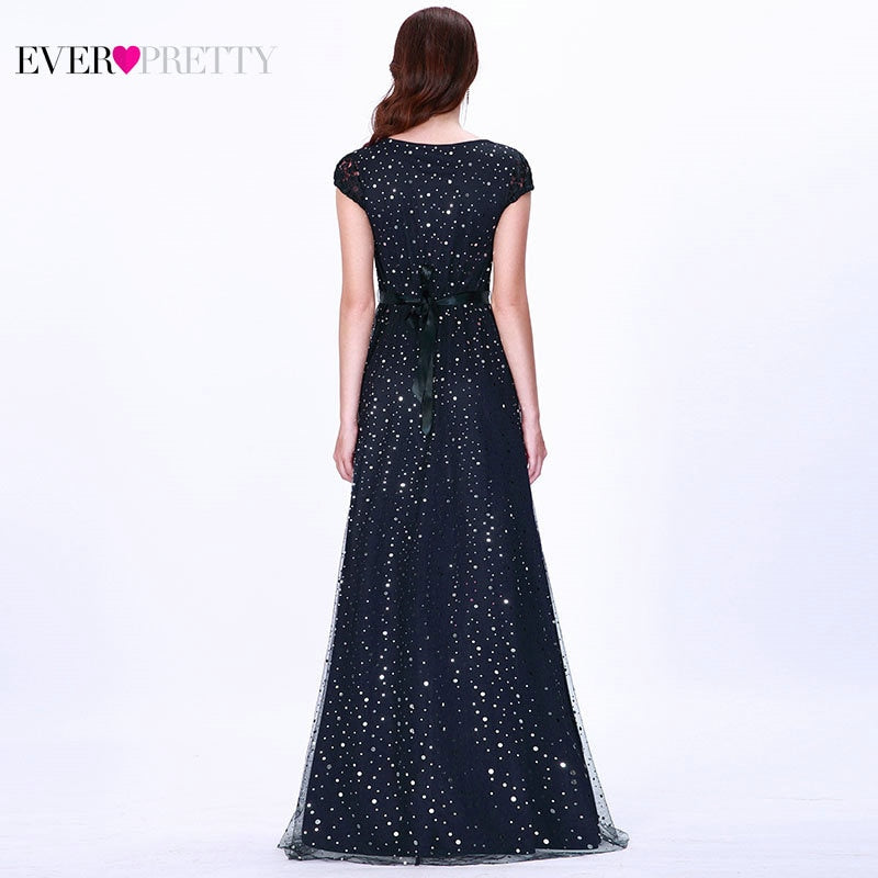 Prom Dress Ever Pretty Elegant Sleeveless Lace Appliques Embroidery Party Dress
